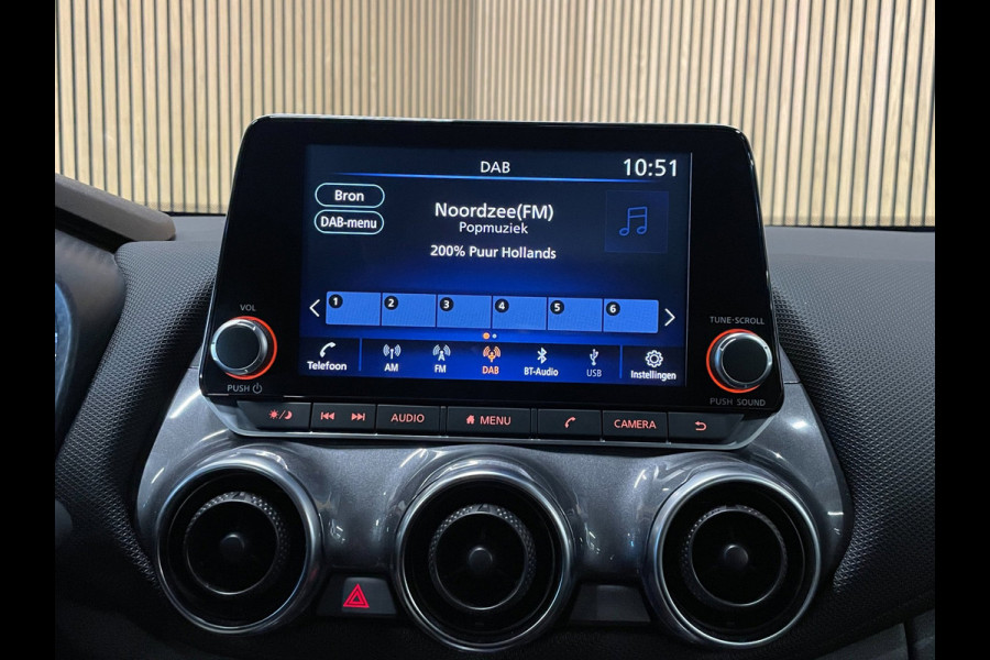 Nissan Juke 1.0 DIG-T Acenta|AUTOMAAT|BLACK/WHITE EDITION|STOELVERWARMING|APPLE CARPLAY|CAMERA|CLIMATE,CRUISE CONTROL|LANE|PDC-A|