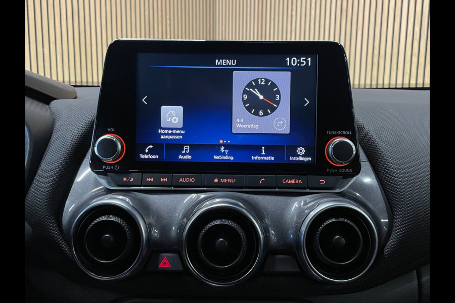 Nissan Juke 1.0 DIG-T Acenta|AUTOMAAT|BLACK/WHITE EDITION|STOELVERWARMING|APPLE CARPLAY|CAMERA|CLIMATE,CRUISE CONTROL|LANE|PDC-A|