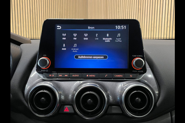 Nissan Juke 1.0 DIG-T Acenta|AUTOMAAT|BLACK/WHITE EDITION|STOELVERWARMING|APPLE CARPLAY|CAMERA|CLIMATE,CRUISE CONTROL|LANE|PDC-A|