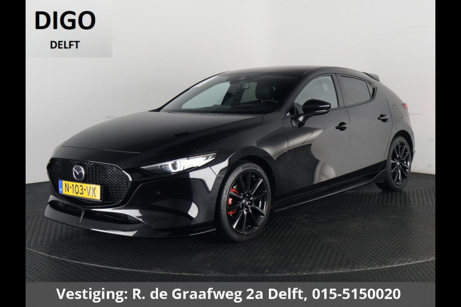 Mazda 3 2.0 e-SkyActiv-X M Hybrid 186 Black Luxury | Navigatie | Stoelverwarming | Camera |