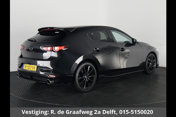 Mazda 3 2.0 e-SkyActiv-X M Hybrid 186 Black Luxury | Navigatie | Stoelverwarming | Camera |