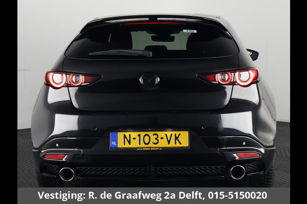 Mazda 3 2.0 e-SkyActiv-X M Hybrid 186 Black Luxury | Navigatie | Stoelverwarming | Camera |