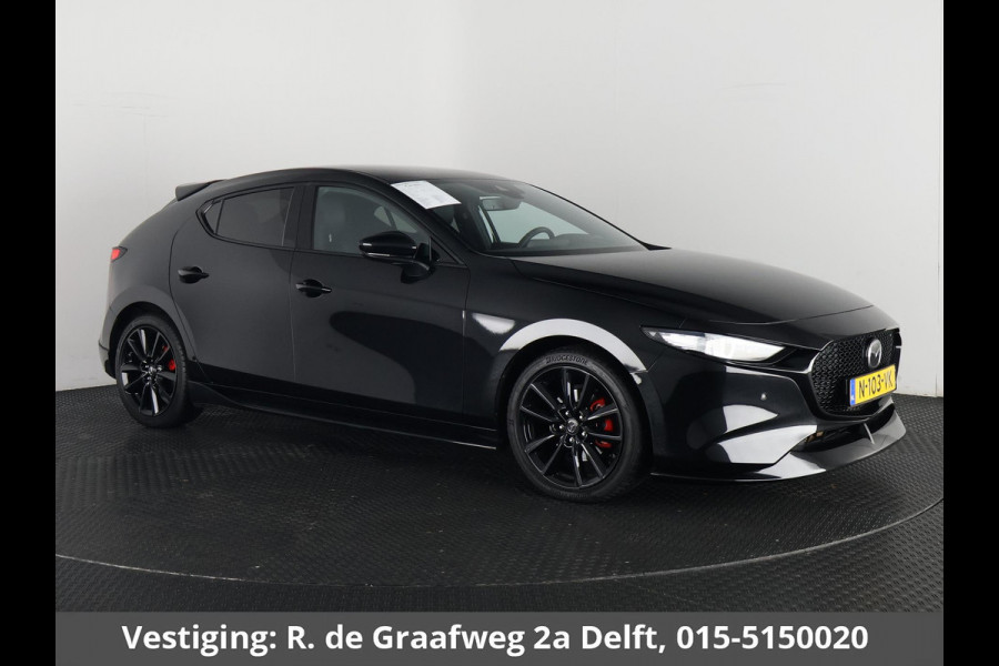 Mazda 3 2.0 e-SkyActiv-X M Hybrid 186 Black Luxury | Navigatie | Stoelverwarming | Camera |