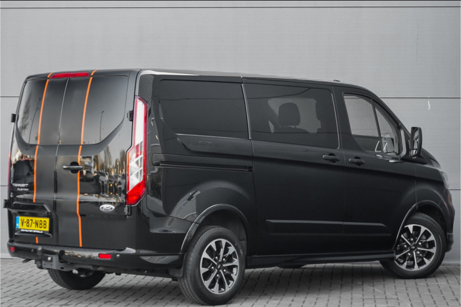 Ford Transit Custom 320 2.0 TDCI L1H1 Sport DC 5-Pers 2x Schuifdeur Trekhaak