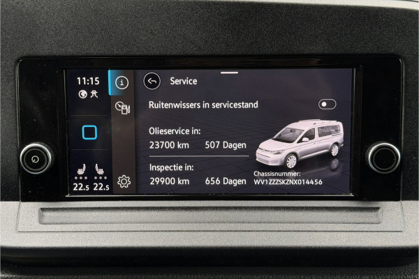 Volkswagen Caddy Cargo Maxi 2.0 TDI DSG-7 122pk | 2x Schuifdeur | Stoelverwarming | Carplay | Clima | PDC A