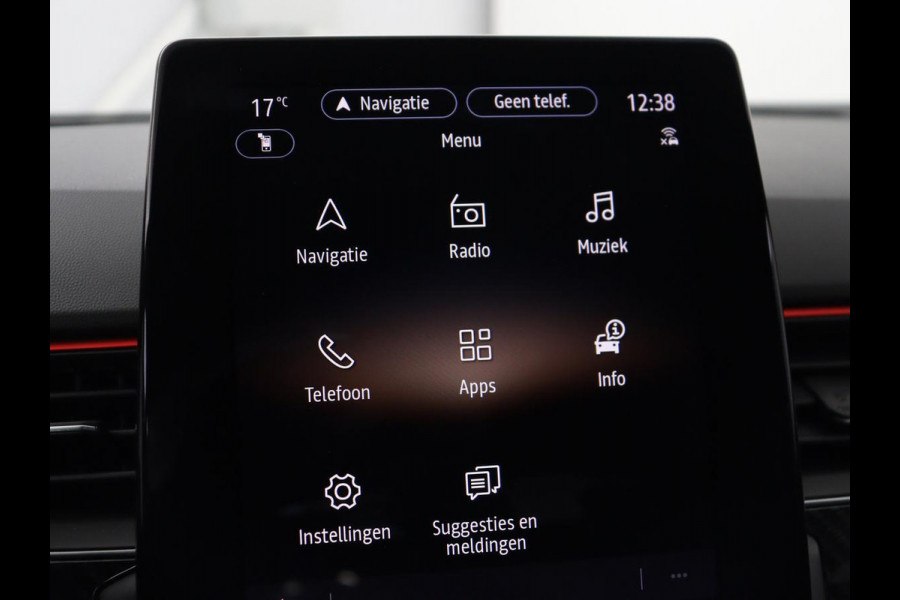 Renault Arkana 1.6 E-Tech Hybrid 145 R.S. Line | Leder/Alcantara | Trekhaak | Stoelverwarming | Adaptive cruise | Camera | Carplay | Keyless | Park Assist | Full LED | Navigatie | Stuurverwarming