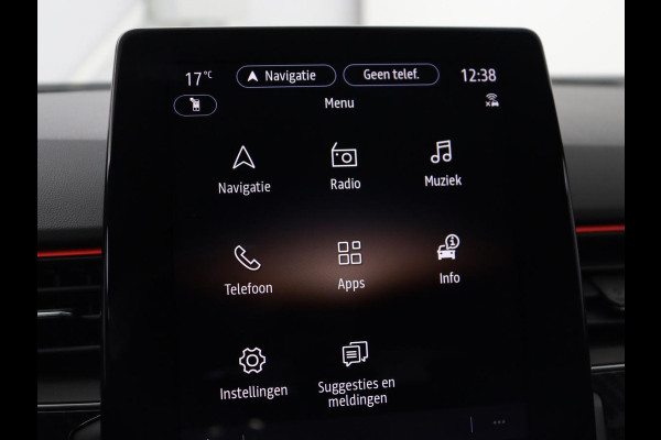 Renault Arkana 1.6 E-Tech Hybrid 145 R.S. Line | Leder/Alcantara | Trekhaak | Stoelverwarming | Adaptive cruise | Camera | Carplay | Keyless | Park Assist | Full LED | Navigatie | Stuurverwarming