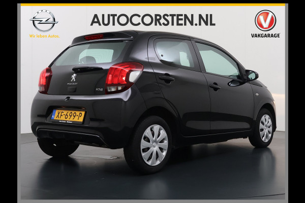 Peugeot 108 1.0I e-VTi 5Drs Airco Bluetooth Elektrische Ramen Centrale Vergrendeling Afstandbediend Active Mistlampen Led Isofix ESP Stuurbekrachtiging Pack Premium Origineel Nederlandse Auto Dealeronderhouden