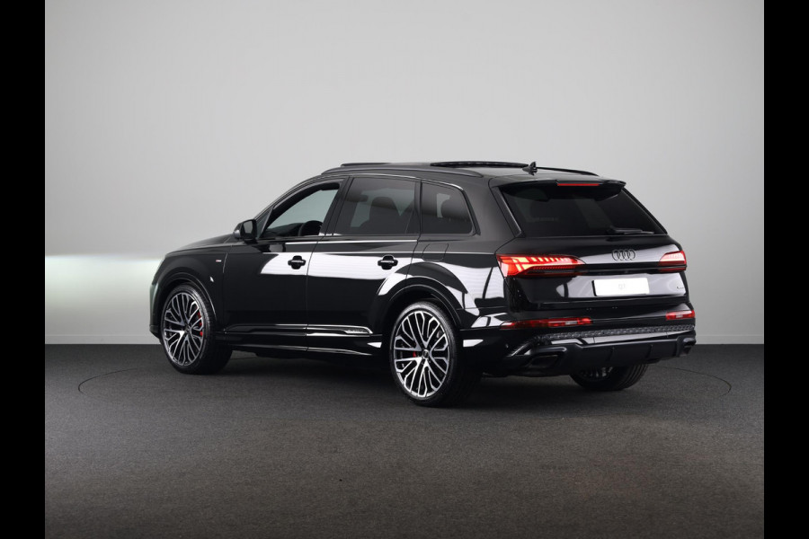 Audi Q7 Pro Line S 55 TFSI e 394 pk | Bang & Olufsen Premium 3D | Glazen panoramadak | Vierwielbesturing | Stoelventilatie/massage |