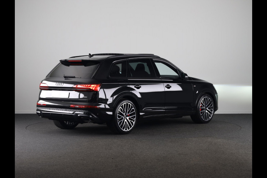 Audi Q7 Pro Line S 55 TFSI e 394 pk | Bang & Olufsen Premium 3D | Glazen panoramadak | Vierwielbesturing | Stoelventilatie/massage |