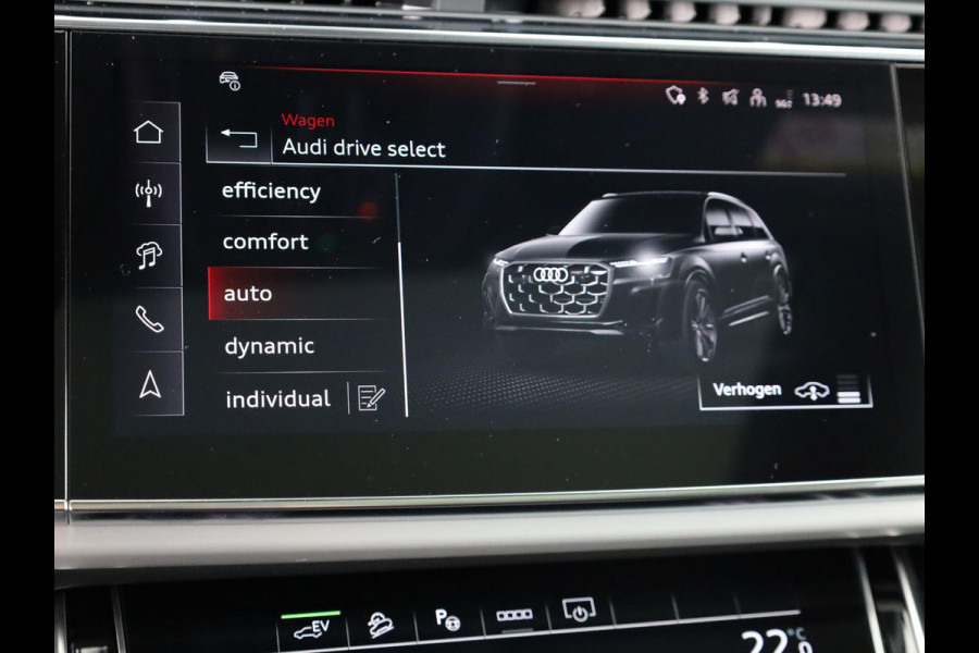 Audi Q7 Pro Line S 55 TFSI e 394 pk | Bang & Olufsen Premium 3D | Glazen panoramadak | Vierwielbesturing | Stoelventilatie/massage |