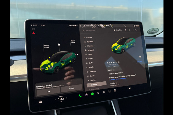 Tesla Model 3 Long Range AWD 75 kWh 91% SOH Dual Motor Autopilot