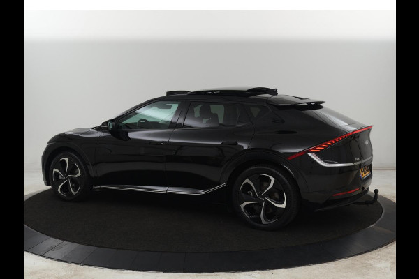 Kia Ev6 Plus Advanced 77.4 kWh | SOH 100% | Panoramadak | Trekhaak | Stoelventilatie | Leder | Meridian Surround | Warmtepomp | Achterbankverwarming | Adaptive cruise | Vehicle-to-load | Carplay | Camera
