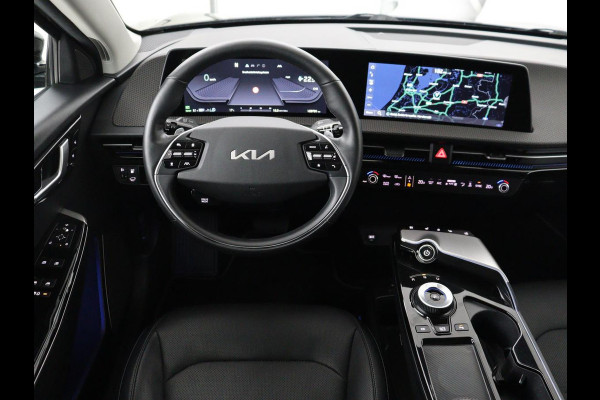 Kia Ev6 Plus Advanced 77.4 kWh | SOH 100% | Panoramadak | Trekhaak | Stoelventilatie | Leder | Meridian Surround | Warmtepomp | Achterbankverwarming | Adaptive cruise | Vehicle-to-load | Carplay | Camera