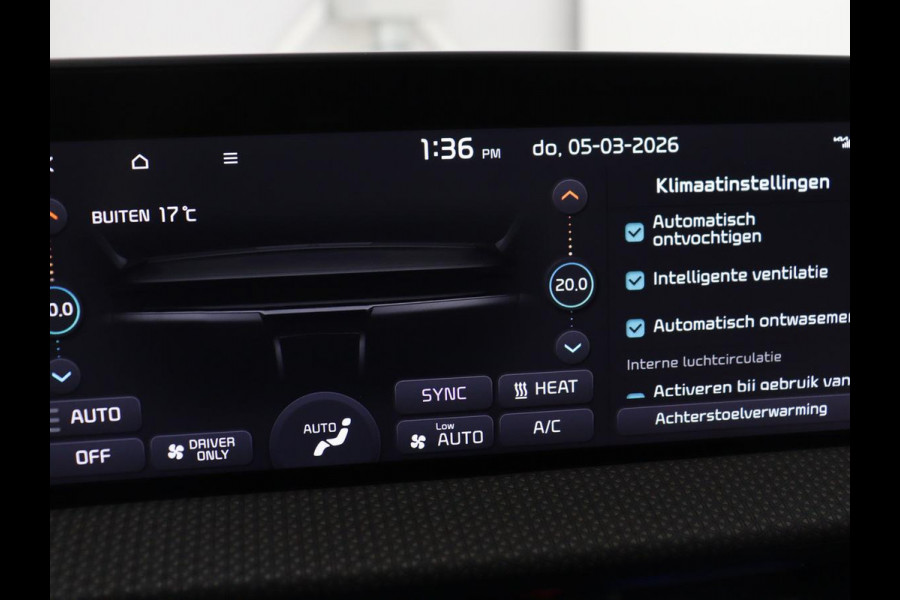Kia Ev6 Plus Advanced 77.4 kWh | SOH 100% | Panoramadak | Trekhaak | Stoelventilatie | Leder | Meridian Surround | Warmtepomp | Achterbankverwarming | Adaptive cruise | Vehicle-to-load | Carplay | Camera