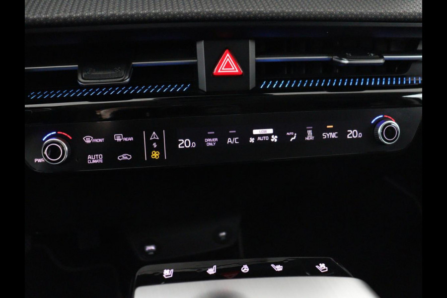 Kia Ev6 Plus Advanced 77.4 kWh | SOH 100% | Panoramadak | Trekhaak | Stoelventilatie | Leder | Meridian Surround | Warmtepomp | Achterbankverwarming | Adaptive cruise | Vehicle-to-load | Carplay | Camera