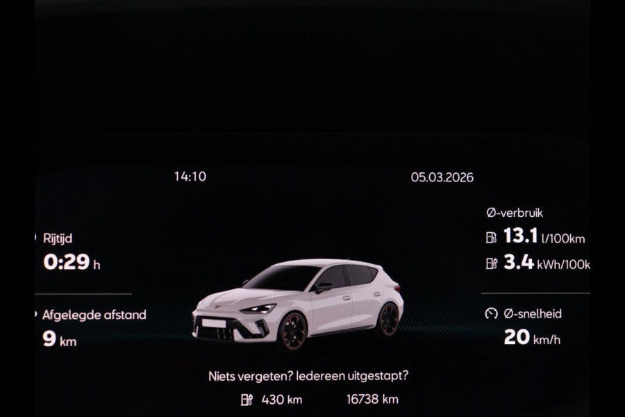 CUPRA Leon 1.5 e-Hybrid Business | Stoelverwarming | Adaptive cruise | Camera | Carplay | Memory | Half leder | Navigatie | Keyless | Sportstoelen | Full LED | Sfeerverlichting | PHEV | Plug In