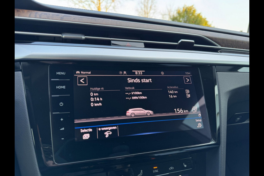 Volkswagen Arteon 1.4 TSI eHybrid Elegance STANDKACHEL / ERGOSTOELEN / CAMERA / TREKHAAK / 19INCH / ACC / STOELVERW. / NAVI