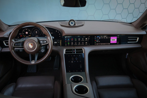 Porsche Taycan Turbo 93 kWh | PASSENGER DISPLAY | ADAPTIVE CRUISE | STOELVERWAMING & VERKOELING | 360 CAMERA | BOSE AUDIO |