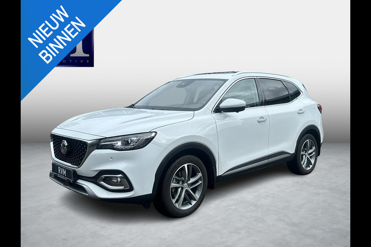 MG EHS 1.5 TGDI Luxury PHEV | MEGA COMPLEET! | TREKHAAK | COMPLETE HISTORIE AANWEZIG | FABRIEKSGARANTIE T/M 3-2030 | 52km WLTP ELECTR RIJBEREIK, TOTAAL RIJBEREIK TOT 1.000km!