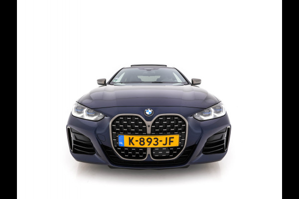 BMW 4 Serie Coupé M440i xDrive High Executive Aut. *PANO | LEATHER | HARMAN/KARDON | HEAD-UP | LASER-LED | ADAPTIVE-CRUISE | TOPVIEW | MEMORY-PACK | KEYLESS | HEATED-SPORTSEATS | DAB+ | DIGI-COCKPIT | SHIFTPADDLES | TOWBAR | 19''ALU*