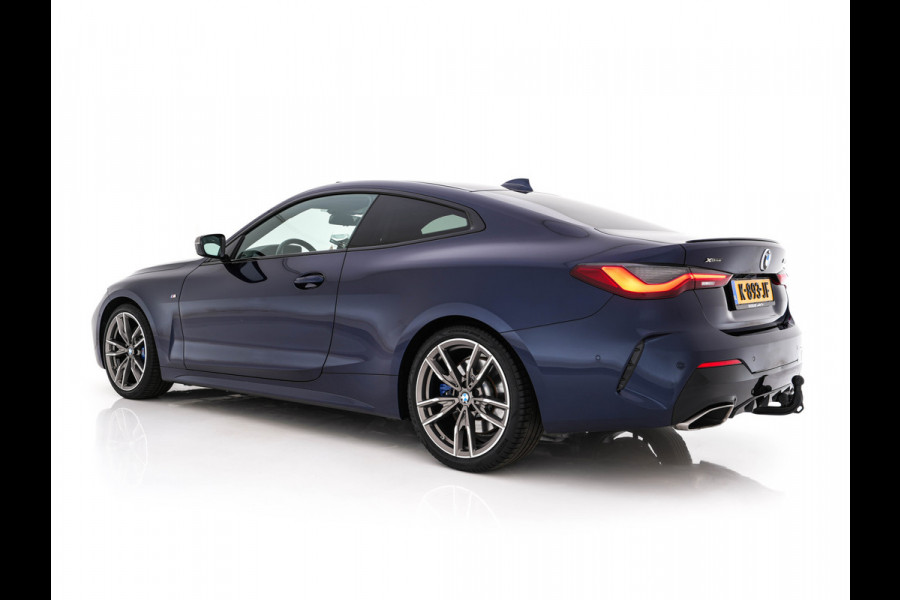 BMW 4 Serie Coupé M440i xDrive High Executive Aut. *PANO | LEATHER | HARMAN/KARDON | HEAD-UP | LASER-LED | ADAPTIVE-CRUISE | TOPVIEW | MEMORY-PACK | KEYLESS | HEATED-SPORTSEATS | DAB+ | DIGI-COCKPIT | SHIFTPADDLES | TOWBAR | 19''ALU*
