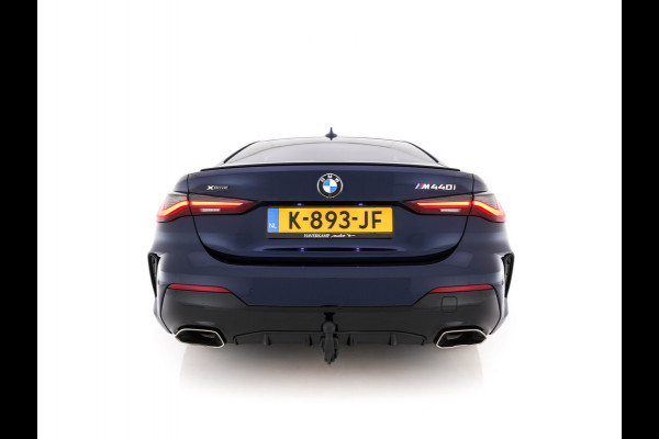 BMW 4 Serie Coupé M440i xDrive High Executive Aut. *PANO | LEATHER | HARMAN/KARDON | HEAD-UP | LASER-LED | ADAPTIVE-CRUISE | TOPVIEW | MEMORY-PACK | KEYLESS | HEATED-SPORTSEATS | DAB+ | DIGI-COCKPIT | SHIFTPADDLES | TOWBAR | 19''ALU*
