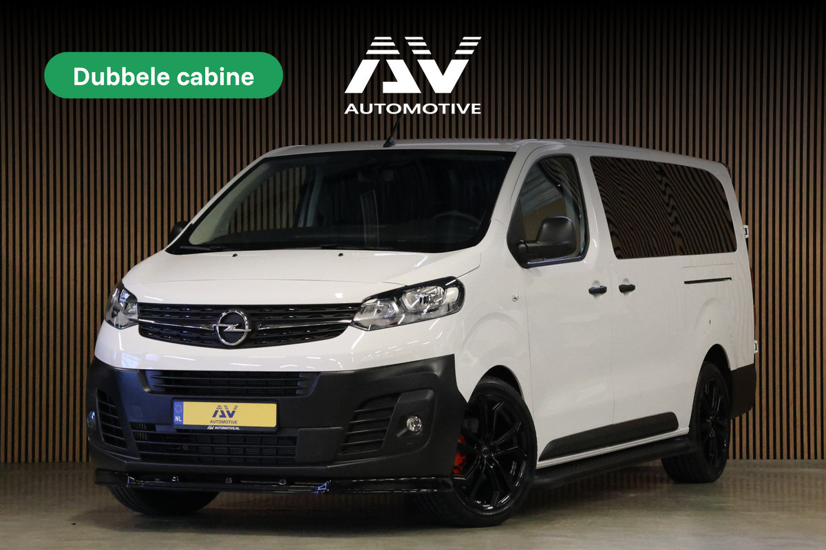 Opel Vivaro 2.0 BlueHDi L3H1 DC AUT | Dubbel cabine | Blind Spot | Navigatie | CarPlay | Camera | L+R Schuifdeur | Lane Assist | DAB | BPM Vrij | 6-Zitter | Nieuwe APK