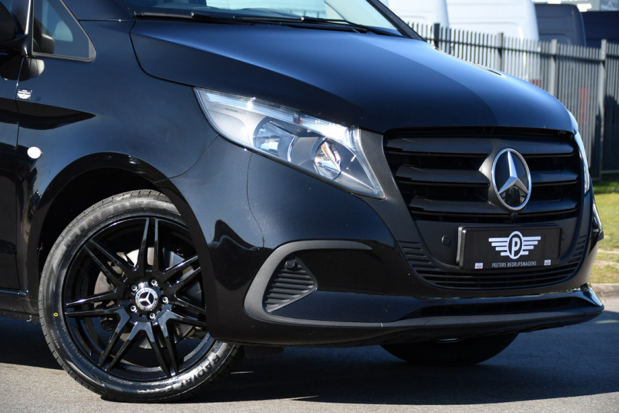 Mercedes-Benz Vito 116 CDI L2 Black Edition FACE LIFT, Camera, Cruise, Carplay, Leder, Automaat, 164pk, Trekhaak, Multimedia, Uniek!