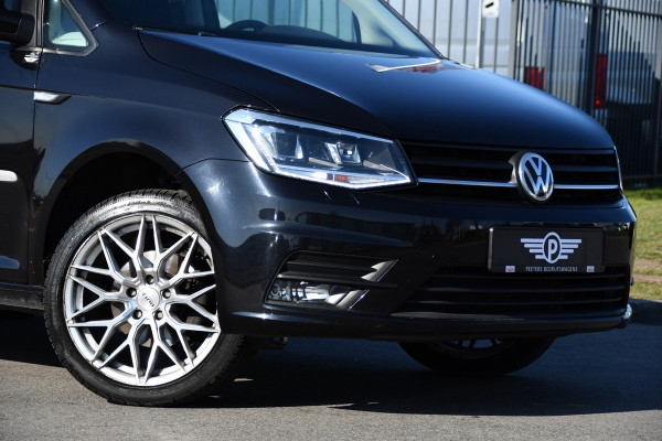 Volkswagen Caddy 2.0 TDI L1H1 Highline Black Edition Adaptieve Cruise, Carplay, 150pk, Automaat, LED, Stoelverwarming, Leder, Multimedia, Voorruit verwarming, Uniek!