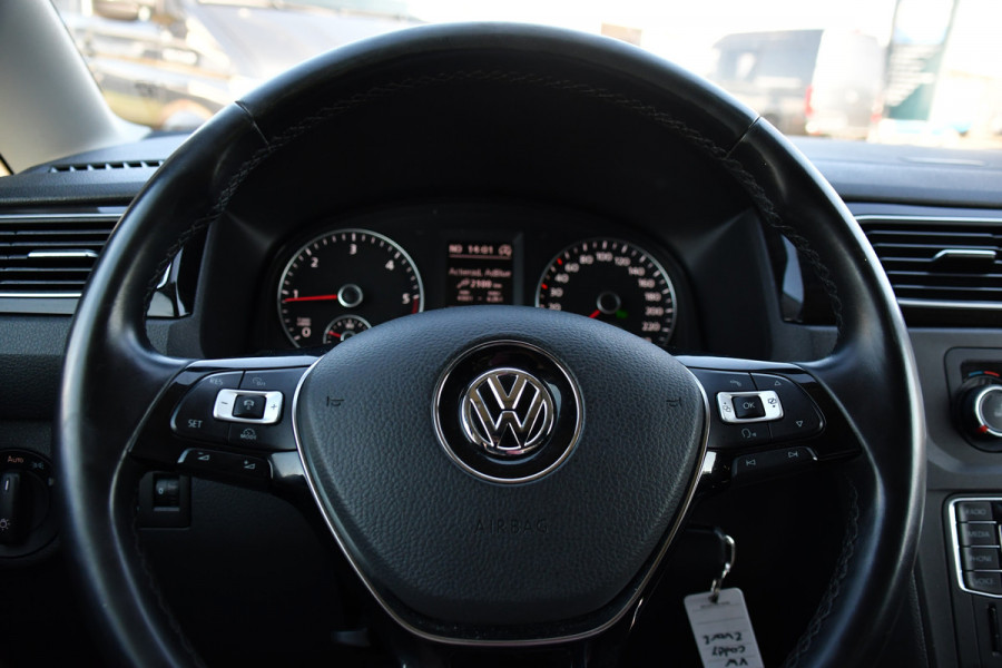 Volkswagen Caddy 2.0 TDI L1H1 Highline Black Edition Adaptieve Cruise, Carplay, 150pk, Automaat, LED, Stoelverwarming, Leder, Multimedia, Voorruit verwarming, Uniek!