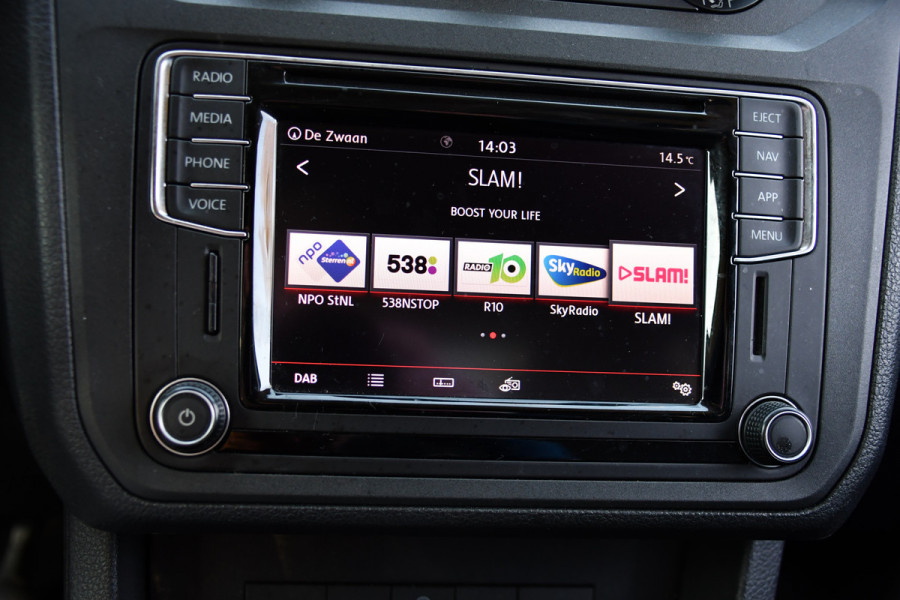 Volkswagen Caddy 2.0 TDI L1H1 Highline Black Edition Adaptieve Cruise, Carplay, 150pk, Automaat, LED, Stoelverwarming, Leder, Multimedia, Voorruit verwarming, Uniek!