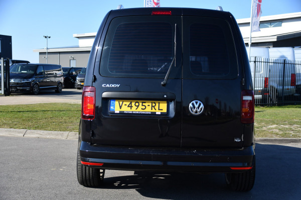 Volkswagen Caddy 2.0 TDI L1H1 Highline Black Edition Adaptieve Cruise, Carplay, 150pk, Automaat, LED, Stoelverwarming, Leder, Multimedia, Voorruit verwarming, Uniek!