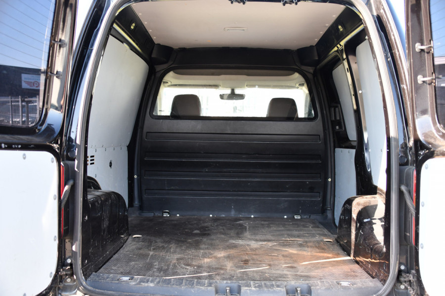 Volkswagen Caddy 2.0 TDI L1H1 Highline Black Edition Adaptieve Cruise, Carplay, 150pk, Automaat, LED, Stoelverwarming, Leder, Multimedia, Voorruit verwarming, Uniek!