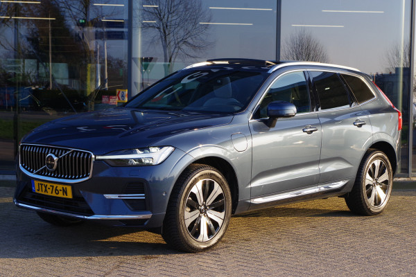 Volvo XC60 2.0 T8 Plug-in Hybrid 456 PK AWD Ultimate Bright, Long Range, Panoramadak, Wol Interieur, Trekhaak, 360 Camera