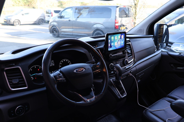 Ford Transit Custom 310 2.0 TDCI L2H1 Sport | L+R Schuifdeur | CarPlay | Bi-Xenon | Camera | Stoelverwarming | Standkachel | Dakdragers | Trekhaak | Nieuwe APK | 3-Zitter | Automaat