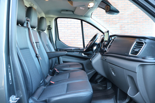 Ford Transit Custom 310 2.0 TDCI L2H1 Sport | L+R Schuifdeur | CarPlay | Bi-Xenon | Camera | Stoelverwarming | Standkachel | Dakdragers | Trekhaak | Nieuwe APK | 3-Zitter | Automaat