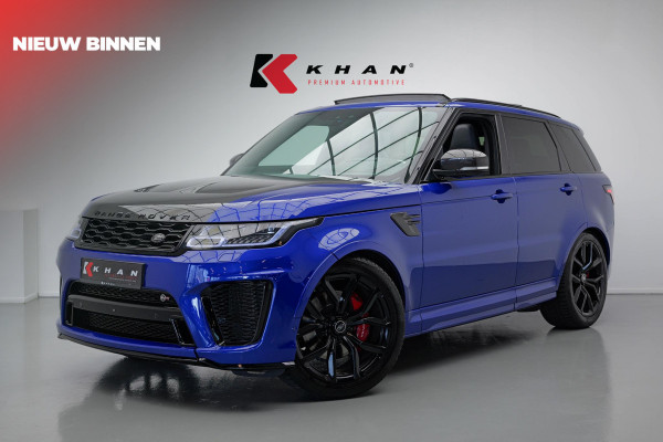 Land Rover Range Rover Sport 5.0 V8 SC SVR |Pano|Carbon|QuickSilver|HUD|360|22 Inch|