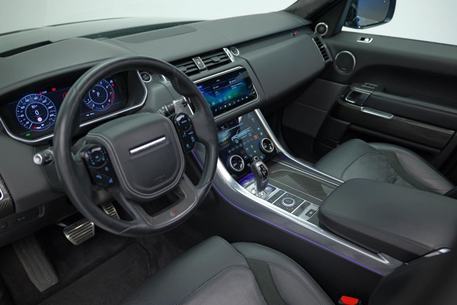 Land Rover Range Rover Sport 5.0 V8 SC SVR |Pano|Carbon|QuickSilver|HUD|360|22 Inch|
