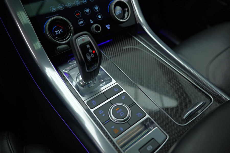 Land Rover Range Rover Sport 5.0 V8 SC SVR |Pano|Carbon|QuickSilver|HUD|360|22 Inch|