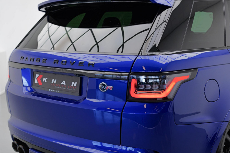 Land Rover Range Rover Sport 5.0 V8 SC SVR |Pano|Carbon|QuickSilver|HUD|360|22 Inch|