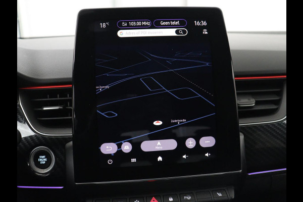 Renault Arkana 1.6 E-Tech Hybrid 145 R.S. Line | Leder/Alcantara | Trekhaak | Stoelverwarming | Adaptive cruise | Camera | Carplay | Keyless | Park Assist | Full LED | Navigatie | Stuurverwarming