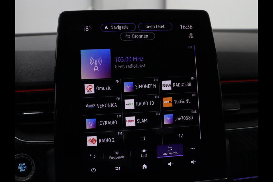 Renault Arkana 1.6 E-Tech Hybrid 145 R.S. Line | Leder/Alcantara | Trekhaak | Stoelverwarming | Adaptive cruise | Camera | Carplay | Keyless | Park Assist | Full LED | Navigatie | Stuurverwarming