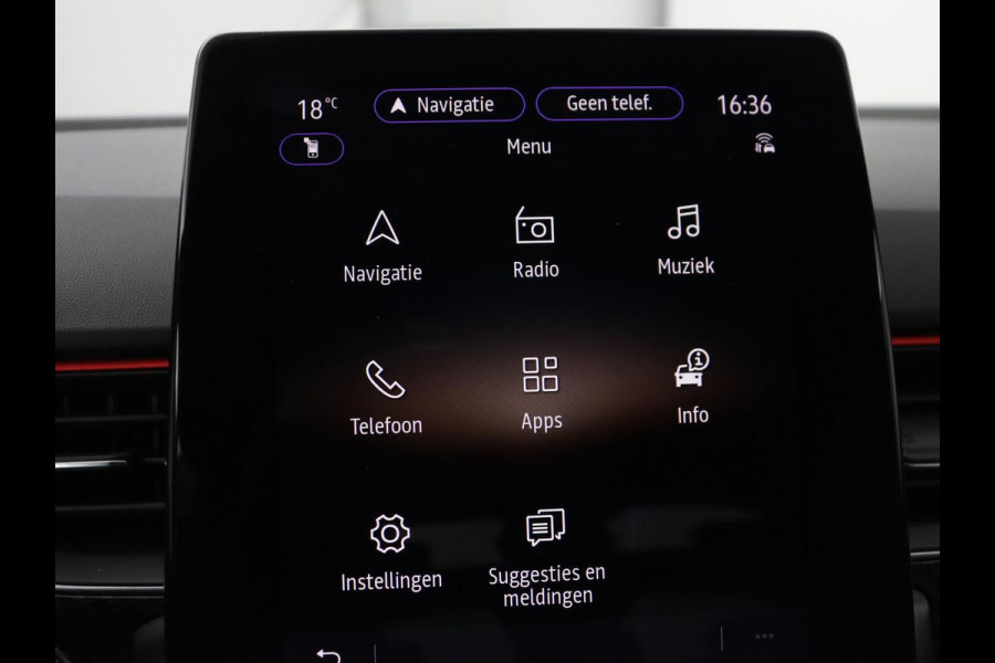 Renault Arkana 1.6 E-Tech Hybrid 145 R.S. Line | Leder/Alcantara | Trekhaak | Stoelverwarming | Adaptive cruise | Camera | Carplay | Keyless | Park Assist | Full LED | Navigatie | Stuurverwarming