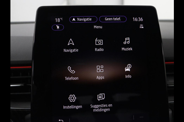 Renault Arkana 1.6 E-Tech Hybrid 145 R.S. Line | Leder/Alcantara | Trekhaak | Stoelverwarming | Adaptive cruise | Camera | Carplay | Keyless | Park Assist | Full LED | Navigatie | Stuurverwarming