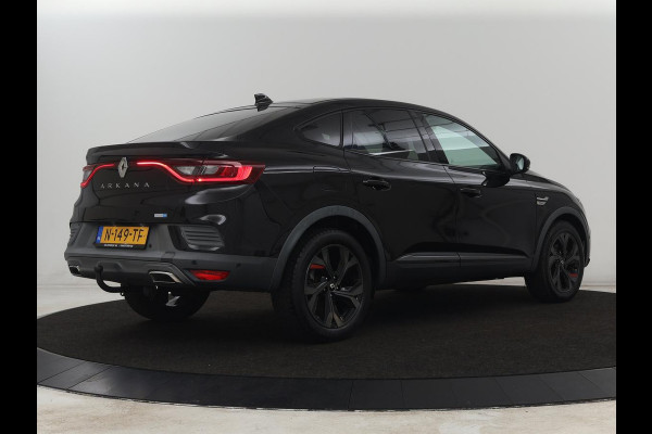 Renault Arkana 1.6 E-Tech Hybrid 145 R.S. Line | Leder/Alcantara | Trekhaak | Stoelverwarming | Adaptive cruise | Camera | Carplay | Keyless | Park Assist | Full LED | Navigatie | Stuurverwarming