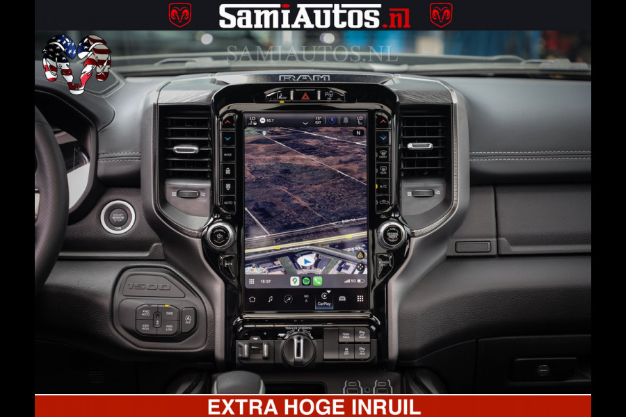 Dodge Ram 1500 GT HULK PACK Crew Cab Sport 1500 GT EDITION | 5.7 V8 HEMI 4x4 | VIRTUAL COCKPIT | HEAD-UP | ADAPTIVE CRUISE | 360 CAMERA |  Comfortabele Dubbele Cabine met Royale 5 Zitplaatsen | BPM vrij