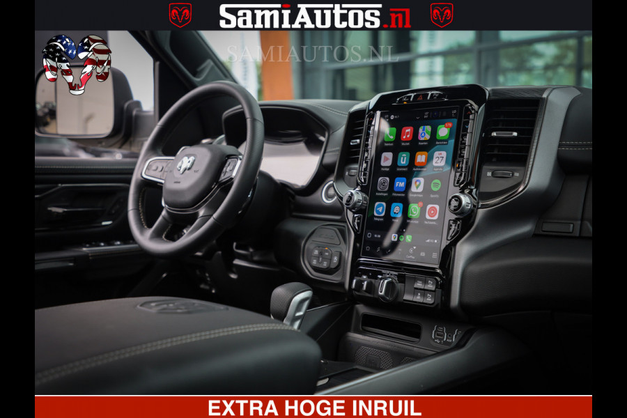 Dodge Ram 1500 GT HULK PACK Crew Cab Sport 1500 GT EDITION | 5.7 V8 HEMI 4x4 | VIRTUAL COCKPIT | HEAD-UP | ADAPTIVE CRUISE | 360 CAMERA |  Comfortabele Dubbele Cabine met Royale 5 Zitplaatsen | BPM vrij