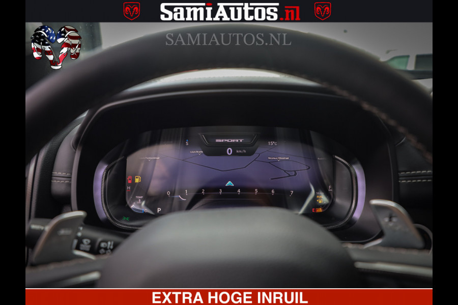 Dodge Ram 1500 GT HULK PACK Crew Cab Sport 1500 GT EDITION | 5.7 V8 HEMI 4x4 | VIRTUAL COCKPIT | HEAD-UP | ADAPTIVE CRUISE | 360 CAMERA |  Comfortabele Dubbele Cabine met Royale 5 Zitplaatsen | BPM vrij