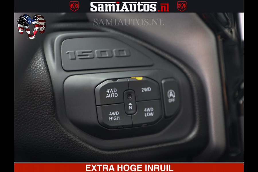 Dodge Ram 1500 GT HULK PACK Crew Cab Sport 1500 GT EDITION | 5.7 V8 HEMI 4x4 | VIRTUAL COCKPIT | HEAD-UP | ADAPTIVE CRUISE | 360 CAMERA |  Comfortabele Dubbele Cabine met Royale 5 Zitplaatsen | BPM vrij